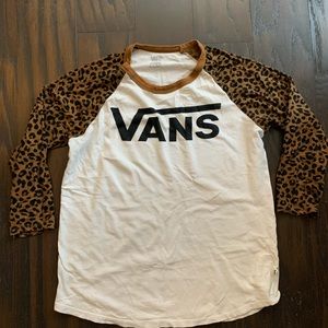 Vans 3/4 sleeve women’s tee baseball tee